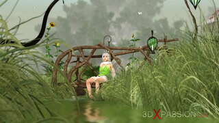 داغ! هیجان زده زیبا پری و گنوم در روستا