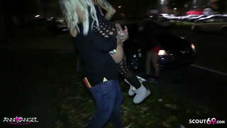 האָרני שלאַנק באָמבשעלל Anni מלאך Bareback אין די מאַשין פון באַניצער פאַקט