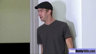 Sunku Veiksmų Sekso Juostos Su Puikia dideliais Zylės namų Šeimininkė (mia lelani) vid-23