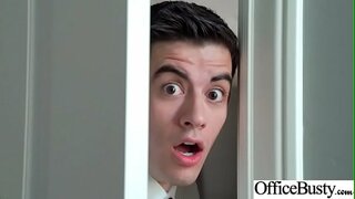 Drolja Devojka (Dijamant Jackson) Sa Okruglim Velike Sise Se Zakucao U Kancelariji video-09